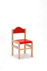 dětská židle 1125 TOM krempa COS (červená opěrka & sedák)  výška 34cm