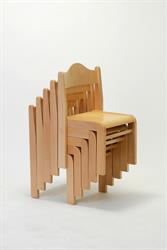 Stohovatelnost 5 ks dětských židlí David STOH, dětské židličky pro mateřské školky z Moravského Písku
